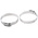 HI-TORQUE Stainless Steel Slotted Hex Worm Drive, 16mm Band Width, 70 → 90mm ID