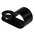 HellermannTyton 11mm Black, Polyamide P Clip