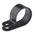 HellermannTyton 17.5mm Black, Polyamide P Clip