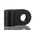 HellermannTyton 5mm Black, Polyamide P Clip