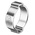 Oetiker Zinc Plated Steel O Clip, 5mm Band Width, 3 → 5mm ID