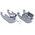RS PRO Steel Pipe Clamp