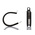 RS PRO 35mm Black, Stainless Steel 304 P Clip