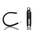 RS PRO 40mm Black, Stainless Steel 304 P Clip