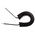 JCS 8mm Black, Steel P Clip