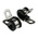 JCS 8mm Black, Stainless Steel P Clip