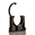 Georg Fischer PP Black Pipe Clamp, 0.87in x 2.92in x 2.01in, 0.28in
