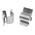 RS PRO Girder Cable Clip 2 → 4 mm