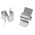 RS PRO Girder Cable Clip 4 → 7 mm
