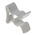RS PRO 6.35mm Steel Spring Clip, 13.49mm x 6.35mm x 15.08mm, 8BA