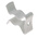 RS PRO 6.35mm Steel Spring Clip, 13.49mm x 6.35mm x 15.08mm, 8BA