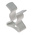 RS PRO 6.35mm Steel Spring Clip, 13.49mm x 6.35mm x 15.08mm, 8BA