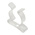RS PRO 28.58mm Steel Spring Clip, 39.69mm x 9.53mm x 49.21mm, 4BA