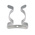 RS PRO 31.75mm Steel Spring Clip, 43.26mm x 11.11mm x 53.98mm, 4BA