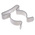 RS PRO 38.1mm Steel Spring Clip, 50.8mm x 12.7mm x 63.5mm, 4BA