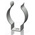 RS PRO 10mm Steel Spring Clip, 8.3mm x 13.1mm x 6.35mm, 2.5mm
