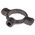 Georg Fischer Iron Black Pipe Collar, 1in