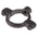 Georg Fischer Iron Black Pipe Collar, 1in