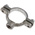Georg Fischer Galvanised Iron Pipe Collar, 1in