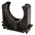 Georg Fischer PP Black Saddle Clamp 16mm x , 6mm