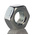 RS PRO, Bright Zinc Plated Steel Hex Nut, DIN 934, M4