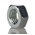 RS PRO, Bright Zinc Plated Steel Hex Nut, DIN 934, M8