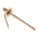 POP Copper Coated, Plain Steel Earth Tab Rivet, 5.3mm
