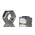 RS PRO, Plain Stainless Steel Hex Nut, DIN 934, M3