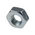 RS PRO, Bright Zinc Plated Steel Hex Nut, DIN 934, M3