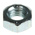 RS PRO, Bright Zinc Plated Steel Hex Nut, DIN 934, M5