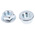 RS PRO, Bright Zinc Plated Steel Flanged Hex Nut, DIN 6923, M5