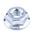 RS PRO, Bright Zinc Plated Steel Flanged Hex Nut, DIN 6923, M6