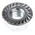 RS PRO, Bright Zinc Plated Steel Flanged Hex Nut, DIN 6923, M8
