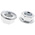 RS PRO, Bright Zinc Plated Steel Flanged Hex Nut, DIN 6923, M10