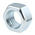 RS PRO, Bright Zinc Plated Steel Hex Nut, DIN 934, M20