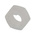 RS PRO, Plain Nylon Hex Nut, M4