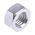 RS PRO Stainless Steel, Hex Nut, M12