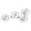 RS PRO Clear Passivated, Zinc Steel Clinch Nut, M3