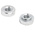 RS PRO Clear Passivated, Zinc Steel Clinch Nut, M4