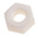 RS PRO, Plain Ceramic Hex Nut, M4