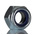 RS PRO, Zinc Plated Bright Zinc Plated Steel Hex Nut, DIN 985/DIN 982, M8