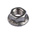 RS PRO, Plain Stainless Steel Flanged Hex Nut, DIN 6923, M5