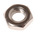 RS PRO, Nickel Plated Brass Hex Nut, DIN 439B, M3