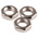 RS PRO, Nickel Plated Brass Hex Nut, DIN 439B, M5