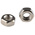 RS PRO, Nickel Plated Brass Hex Nut, DIN 934, M3.5