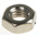 RS PRO, Nickel Plated Brass Hex Nut, DIN 934, M4