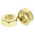 RS PRO, Plain Brass Hex Nut, DIN 934, M4