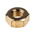 RS PRO, Plain Brass Hex Nut, DIN 934, M8