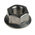 RS PRO, Plain Stainless Steel Flanged Hex Nut, DIN 6923, M12