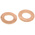 Copper Plain Washers, M5